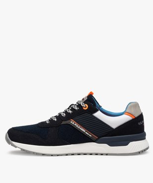 Baskets homme jogger multimatières – US Polo Assn vue3 - US POLO - GEMO