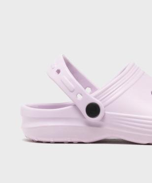 Sabots souples perforés unis femme vue6 - GEMO (PLAGE) - GEMO