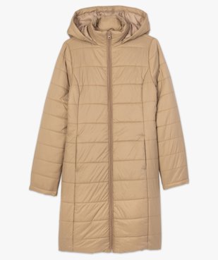 Manteau femme matelassé avec capuche vue4 - GEMO(FEMME PAP) - GEMO