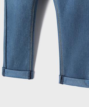Jegging à taille réglable et revers bébé fille vue3 - GEMO(BEBE DEBT) - GEMO