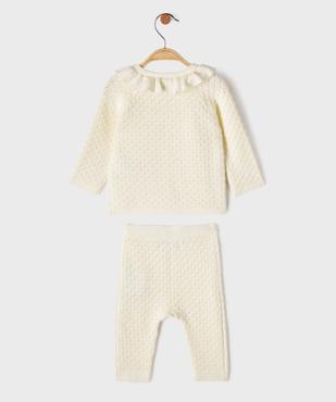 Ensemble 2 pièces en maille fantaisie bébé fille - LuluCastagnette vue4 - LULUCASTAGNETTE - GEMO