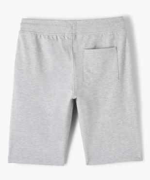 Bermuda en maille à taille élastiquée garçon vue3 - GEMO (JUNIOR) - GEMO