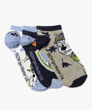 Chaussettes garçon basses La Pat'Patrouille (lot de 3) vue1 - PAT PATROUILLE - GEMO