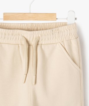 Pantalon de jogging avec intérieur molletonné bébé vue2 - GEMO 4G BEBE - GEMO