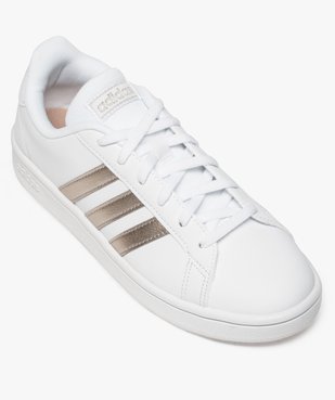 Baskets femme détails métallisés – Adidas Grand Court Base vue5 - ADIDAS - GEMO