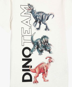 Tee-shirt garçon à manches courtes avec motifs dinosaures vue2 - GEMO (ENFANT) - GEMO