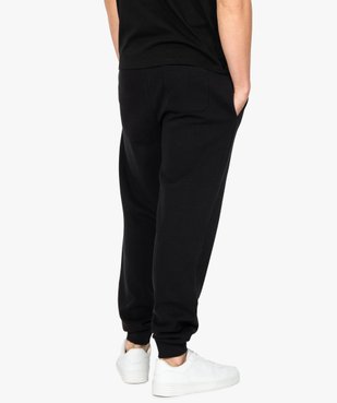 Jogging homme en molleton vue3 - GEMO C4G HOMME - GEMO