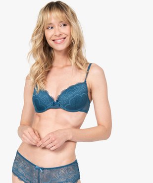 Soutien-gorge femme forme corbeille à armatures vue1 - GEMO(HOMWR FEM) - GEMO