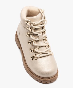 Boots irisées style randonnée fille vue5 - GEMO (ENFANT) - GEMO