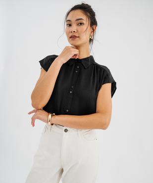 Chemise col chemise manches courtes femme vue1 - GEMO(FEMME PAP) - GEMO