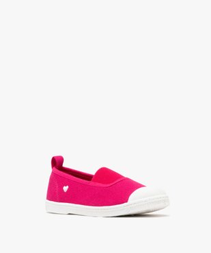 Chaussures en toile avec élastique et bout renforcé fille vue3 - LOVELY WINGS - GEMO