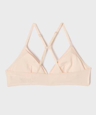 Soutien-gorge pailleté dos nageur avec mousse amovibles fille vue3 - GEMO (JUNIOR) - GEMO