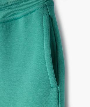 Bermuda en maille avec intérieur molletonné garçon vue6 - GEMO (ENFANT) - GEMO