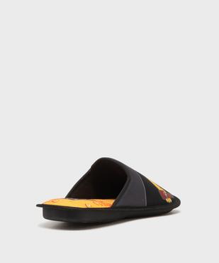 Chaussons mules en velours motif Homer Simpsons homme - The Simpsons vue4 - SIMPSONS - GEMO