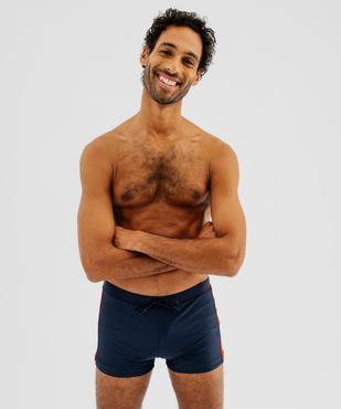 Shorty de bain avec bandes contrastantes homme vue1 - GEMO (PLAGE) - GEMO
