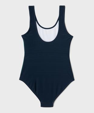 Maillot de bain 1 pièce tricolore fille - Camps United vue3 - CAMPS - GEMO