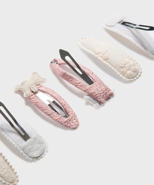 Pince à clipser en tissu fille (lot de 6) - LuluCastagnette vue2 - LULU CASTAGNETT - GEMO