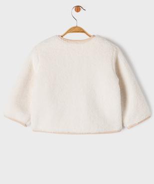 Veste en sherpa bébé fille vue6 - GEMO(BEBE DEBT) - GEMO