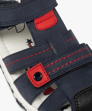 Chaussures ouvertes fermeture scratch garçon - Buggy vue6 - BUGGY - GEMO