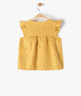 Blouse bébé fille sans manches à motifs vue3 - GEMO(BEBE DEBT) - GEMO