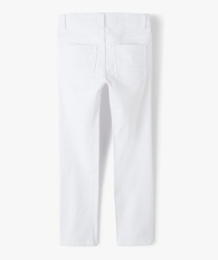 Pantalon garçon uni coupe Slim extensible vue3 - GEMO (ENFANT) - GEMO