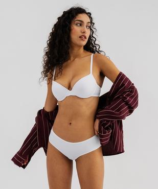 Soutien-gorge corbeille à armatures et bonnets moulés en microfibre vue9 - GEMO 4G FEMME - GEMO