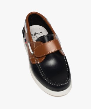 Chaussures bateau garçon dessus cuir à scratch vue5 - Nikesneakers (ENFANT) - Nikesneakers
