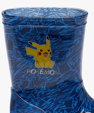 Bottes de pluie garçon Pikachu - Pokémon vue6 - POKEMON - GEMO