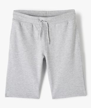 Bermuda en maille à taille élastiquée garçon vue1 - GEMO (JUNIOR) - GEMO