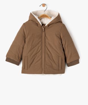 Blouson à capuche chaud et réversible bébé garçon vue5 - GEMO 4G BEBE - GEMO
