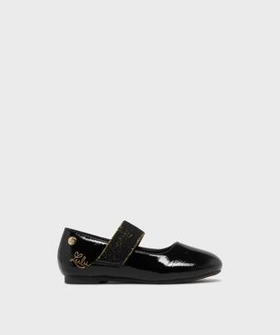 Ballerines vernies à large bride pailletée fille - LuluCastagnette vue1 - LULU CASTAGNETT - GEMO