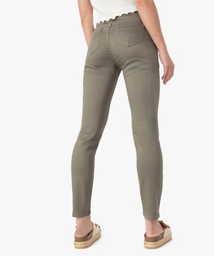 Pantalon femme coupe slim - Longueur L26 vue3 - GEMO(FEMME PAP) - GEMO