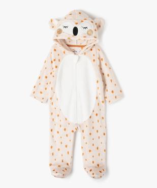 Surpyjama chaud et doux à capuche motif écureuil vue1 - GEMO(BB COUCHE) - GEMO