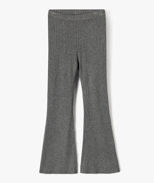 Pantalon en maille côtelée coupe flare fille vue1 - GEMO (ENFANT) - GEMO