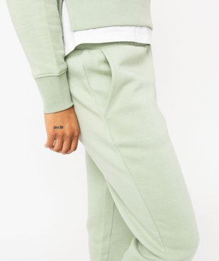 Pantalon de jogging en molleton femme vue2 - GEMO(FEMME PAP) - GEMO