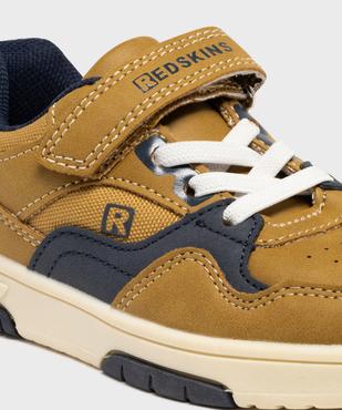 Baskets garçon low-cut à scratch et lacets élastiques - Redskins vue12 - REDSKINS - GEMO