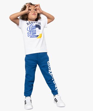 Tee-shirt garçon imprimé à manches courtes – Camps United vue1 - CAMPS UNITED - GEMO