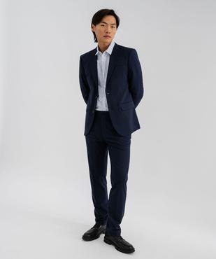 Veste de costume coupe droite en matière extensible homme vue6 - GEMO 4G HOMME - GEMO