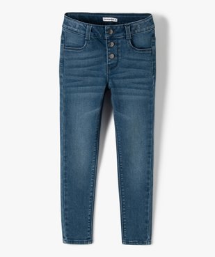 Jean fille coupe slim coloris délavé – Lulu Castagnette vue2 - LULUCASTAGNETTE - GEMO