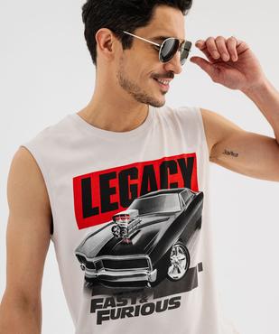 Débardeur avec motif voiture homme - Fast & Furious vue2 - FAST & FURIOUS - GEMO