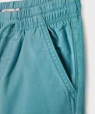 Pantalon jogger en toile garçon vue2 - GEMO (ENFANT) - GEMO