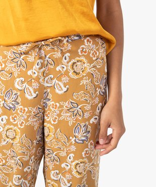 Pantalon de pyjama femme imprimé vue2 - GEMO(HOMWR FEM) - GEMO