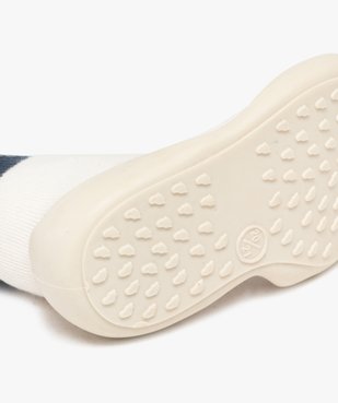 Chaussons bébé garçon à col chaussette avec semelle  vue6 - GEMO (ENFANT) - GEMO