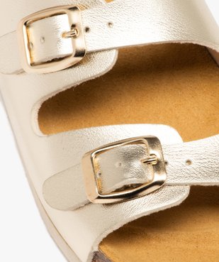 Mules fille unies à larges brides à boucle brillantes vue6 - LOVELY WINGS GEMO FOR GOOD - GEMO