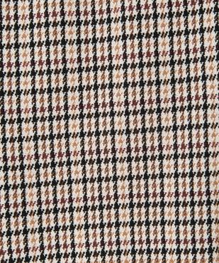 Pantalon slim en maille à carreaux et taille haute fille vue2 - GEMO (JUNIOR) - GEMO