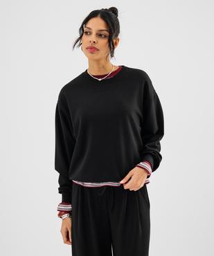 Sweat en modal souple et doux femme vue1 - GEMO 4G FEMME - GEMO