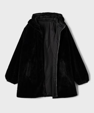 Parka fourrée à capuche réversible fille vue2 - GEMO (JUNIOR) - GEMO