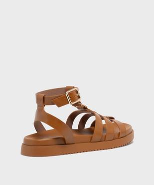 Sandales à brides avec détails métalliques femme - 5 Miles vue4 - 5 MILES - GEMO