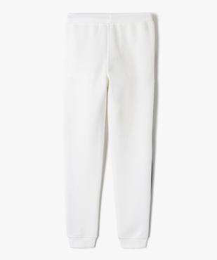 Jogging slim à bandes contrastantes garçon vue4 - GEMO (JUNIOR) - GEMO