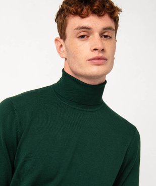 Pull à col roulé en maille fine homme vue2 - GEMO 4G HOMME - GEMO